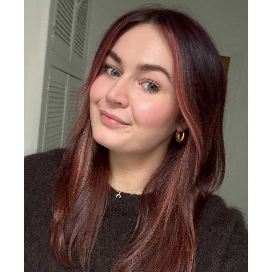 Lucy&#039;s hair after using the Dyson Airstrait