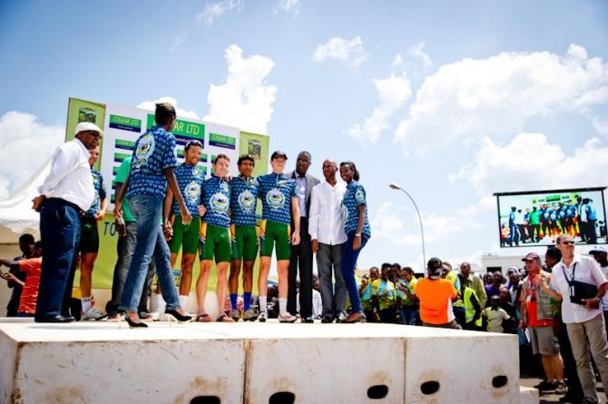 The South Africa National Team won the team classification