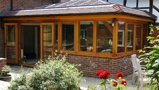 oak frame orangery