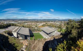 A general view of the Estadio Municipal de Braga, home of SC Braga