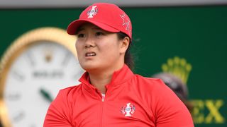Angel Yin at the 2019 Solheim Cup at Gleneagles