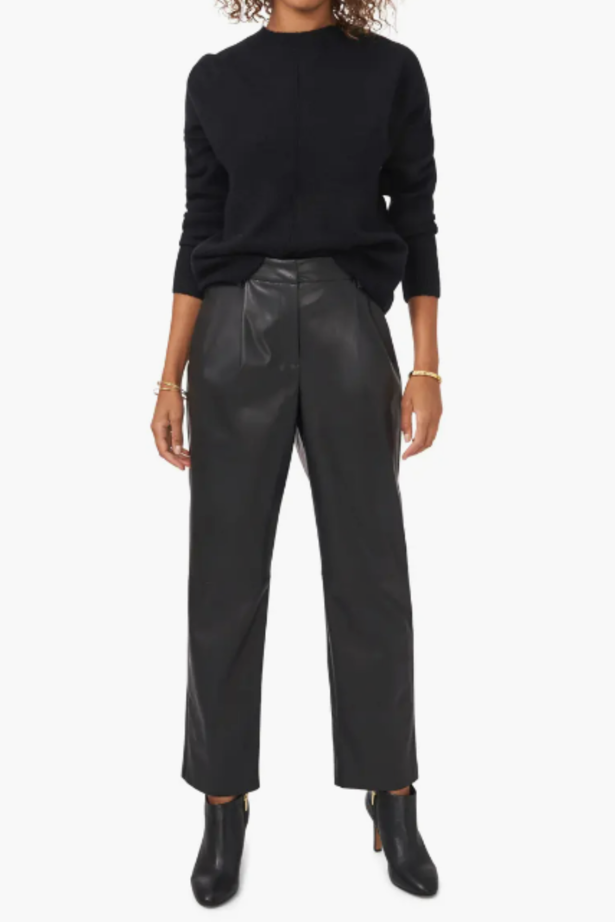 Vince Camuto Center Seam Crewneck Sweater