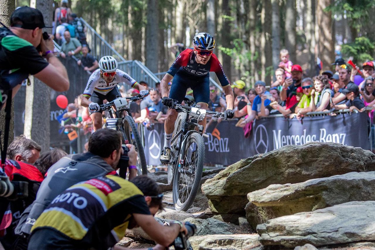 Images from the 2022 UCI MTB World Cup in Nove Mesto XCO race
