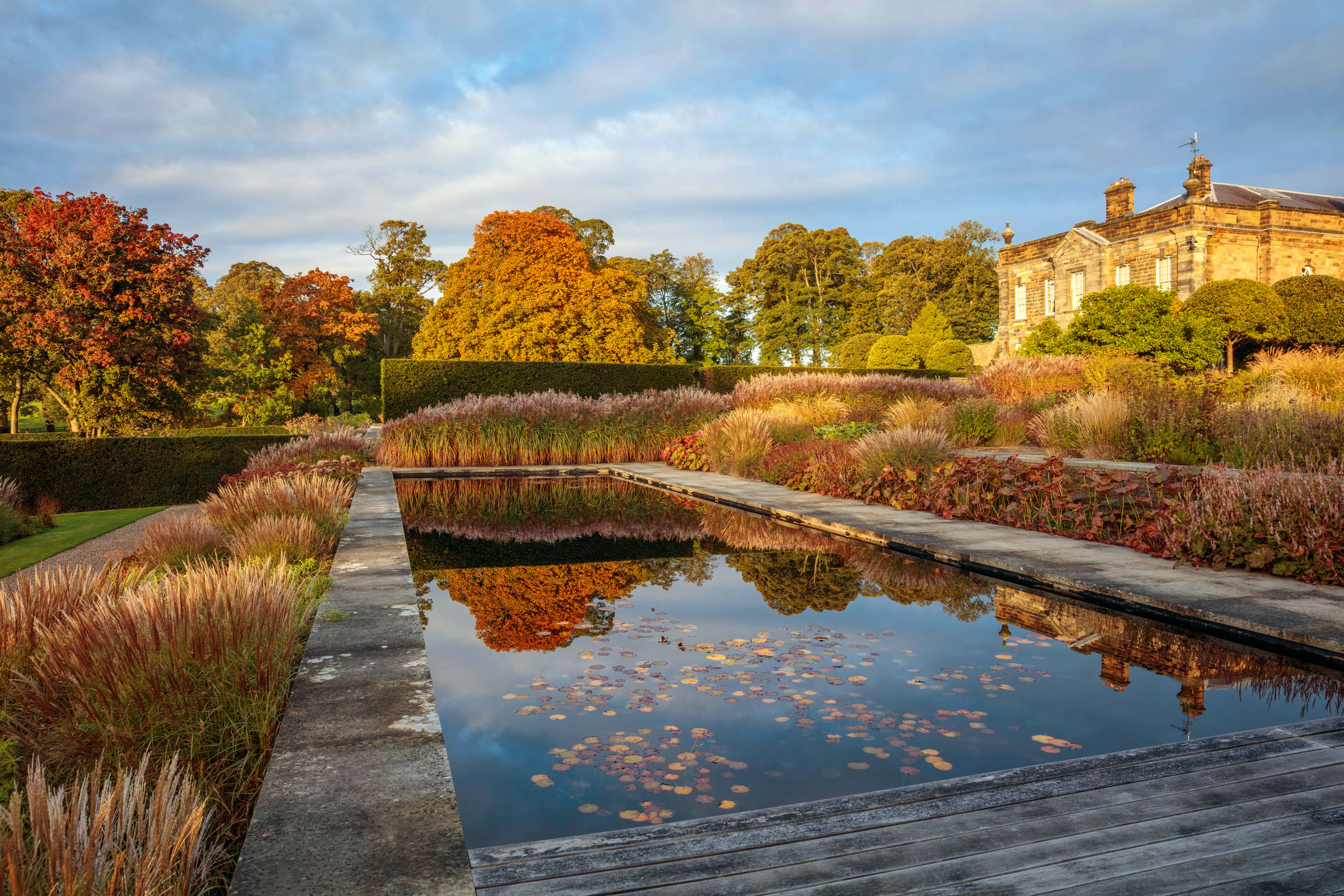 The garden at Mount St John, Felixkirk