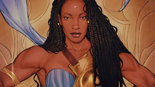 Legacy superheroes: Nubia and the Amazons #1 cover by Joshua 'Sway' Swaybe