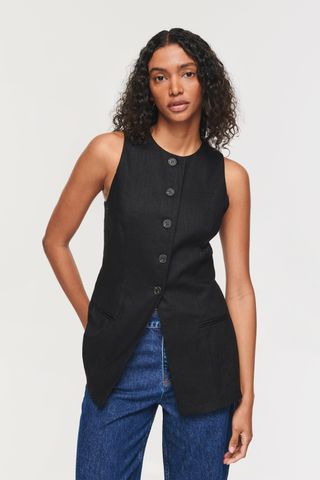 Leo Linen Waistcoat