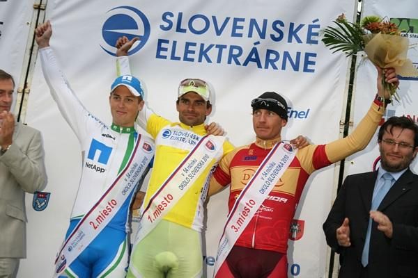 Overall podium: Timon Seubert , Robert Vrecer and Maros Kovac