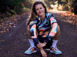 Maghalie Rochette returns to cyclo-cross competition in her new Rapha kit at 2022 Really Rad Festival of Cyclocross