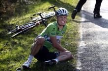 After fighting for the race lead in Paris-Nice, Gianni Meersman found himself on the ground in the last 10km