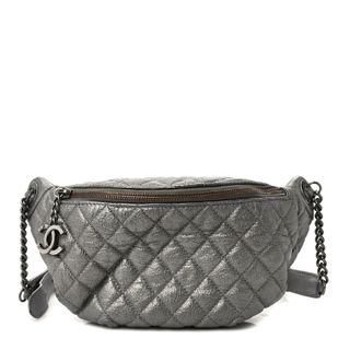 Chanel + Belt Bag in Lambskin & Gold-Tone Metal