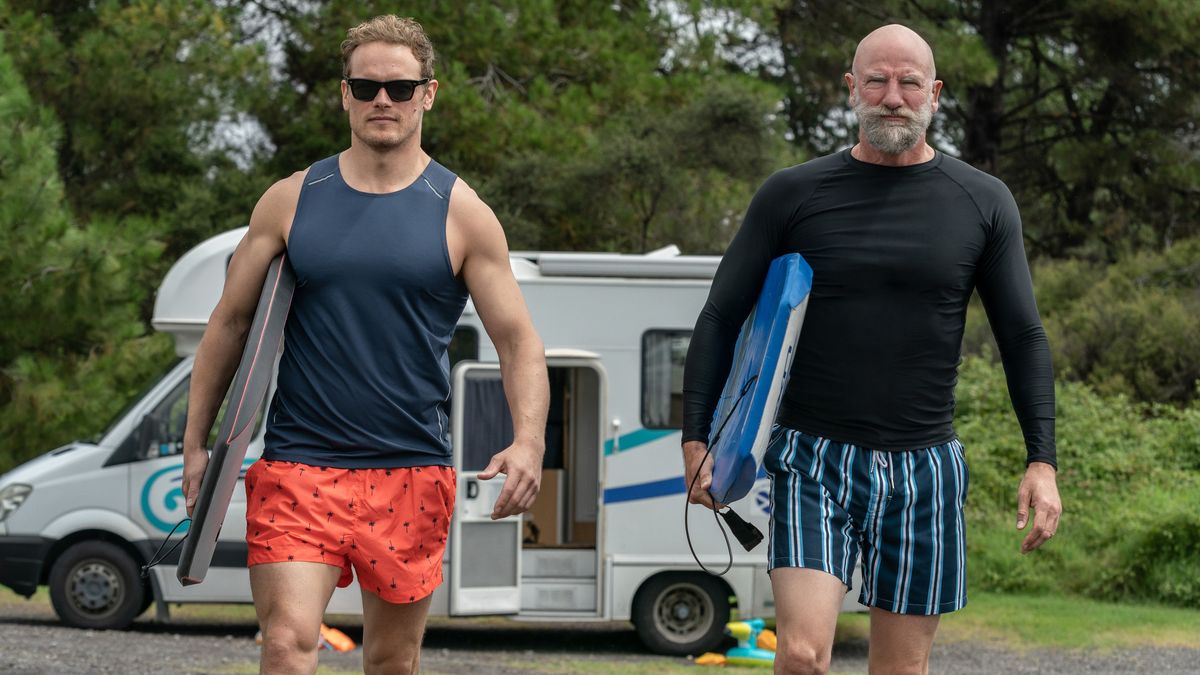 Sam Heughan and Graham McTavish in Men in Kilts: A Roadtrip with Sam and Graham