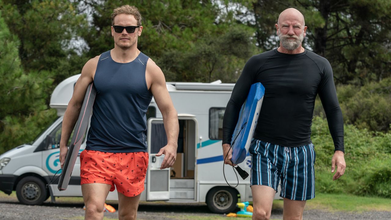 Sam Heughan and Graham McTavish in Men in Kilts: A Roadtrip with Sam and Graham