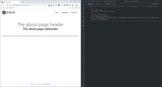 Get started with Grav CMS: Add a new page