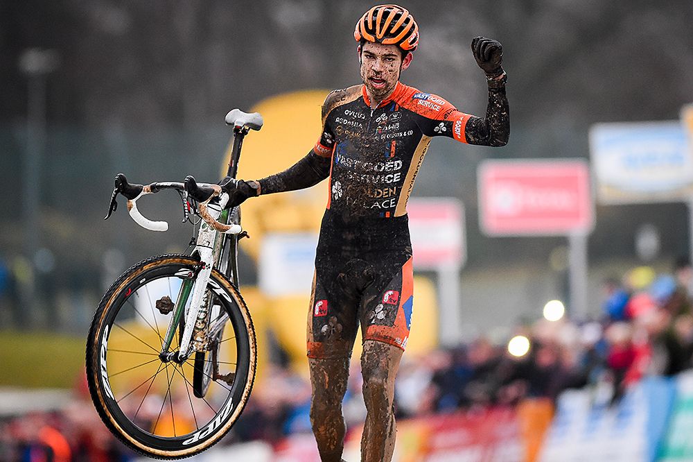 Wout Van Aert (Vastgoedservice-Golden Palace) wins Superprestige Francorchamps