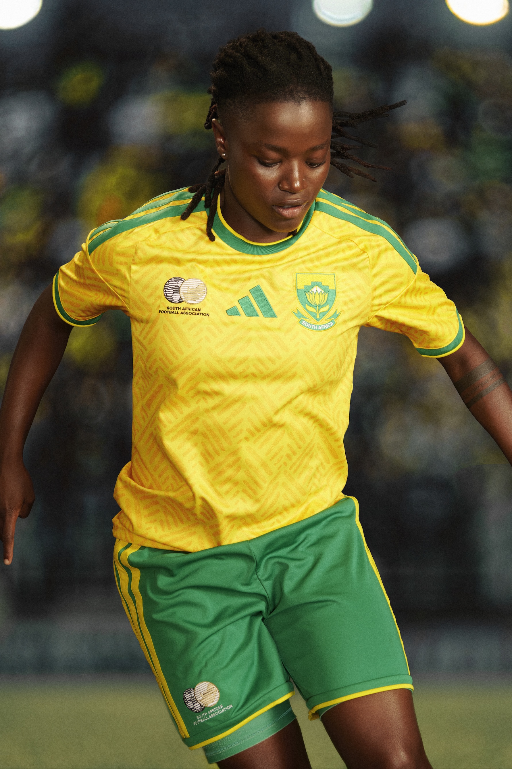 South Africa star Fikile Magama dons the new Adidas release