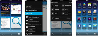 BB10 gestures