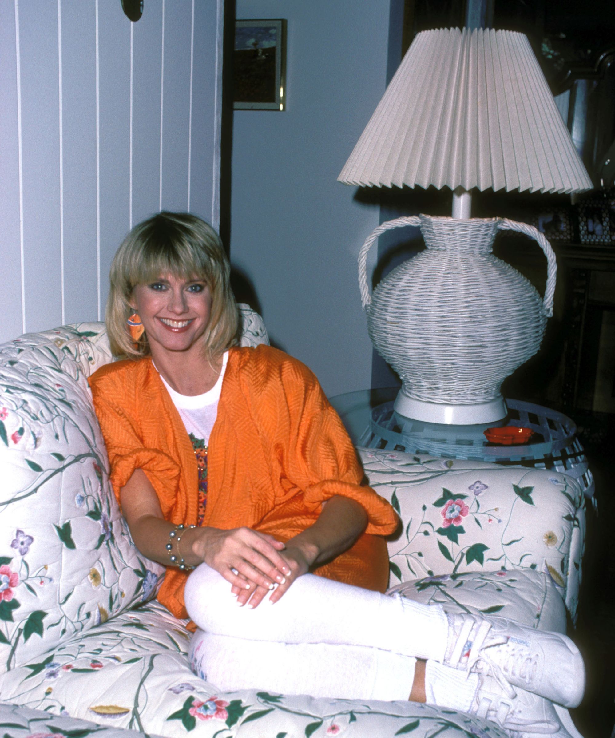 olivia newton-john in her home
