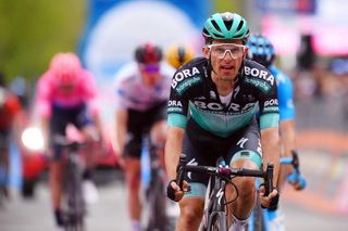 Rafal Majka finishes stage 14 at the Giro