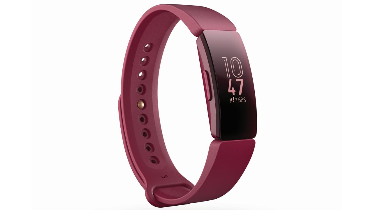 Here's the Fitbit Inspire in Sangria. Image Credit: Fitbit