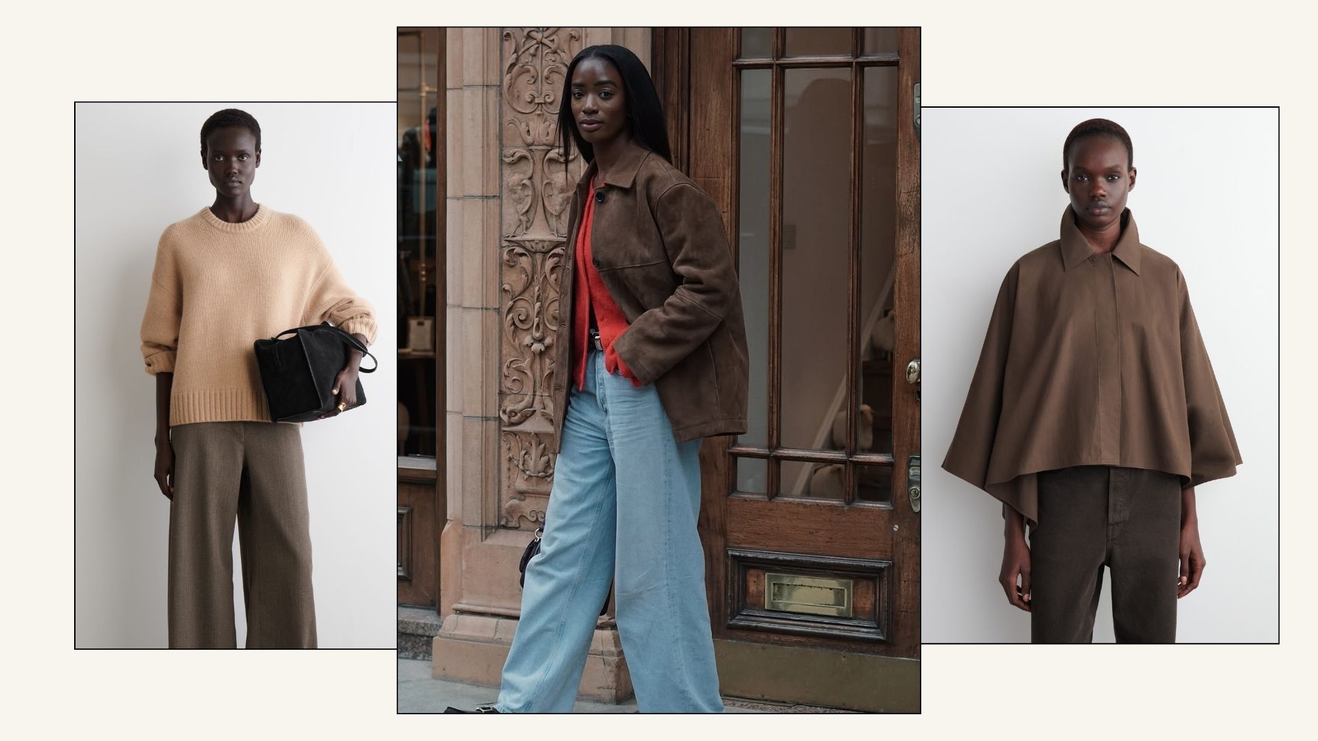 models wearing the COS autumn collection