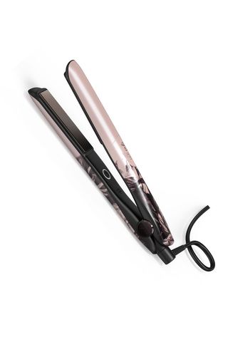 ghd gold ink on pink styler