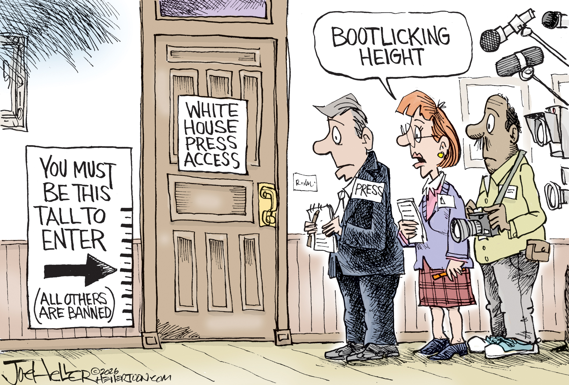 Political cartoon