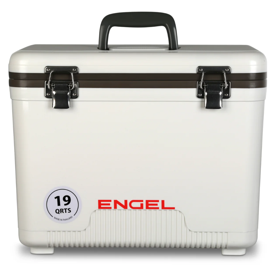 Engel 19 quart cooler in white