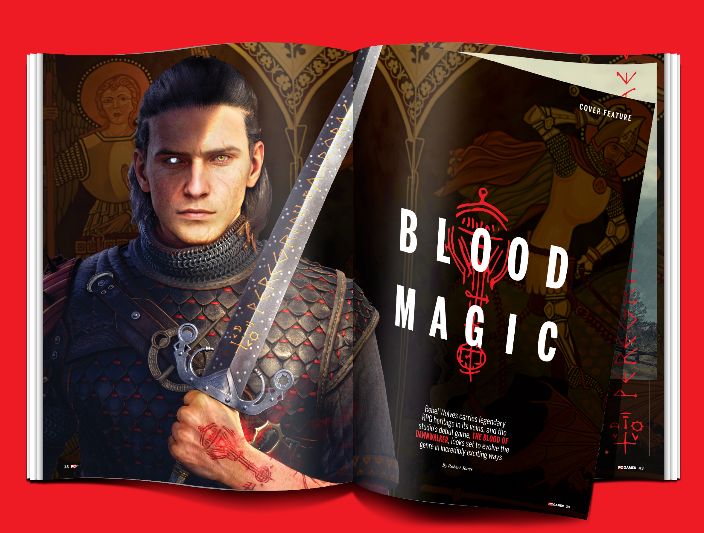 The Blood of Dawnwalker issue of PC Gamer magazine