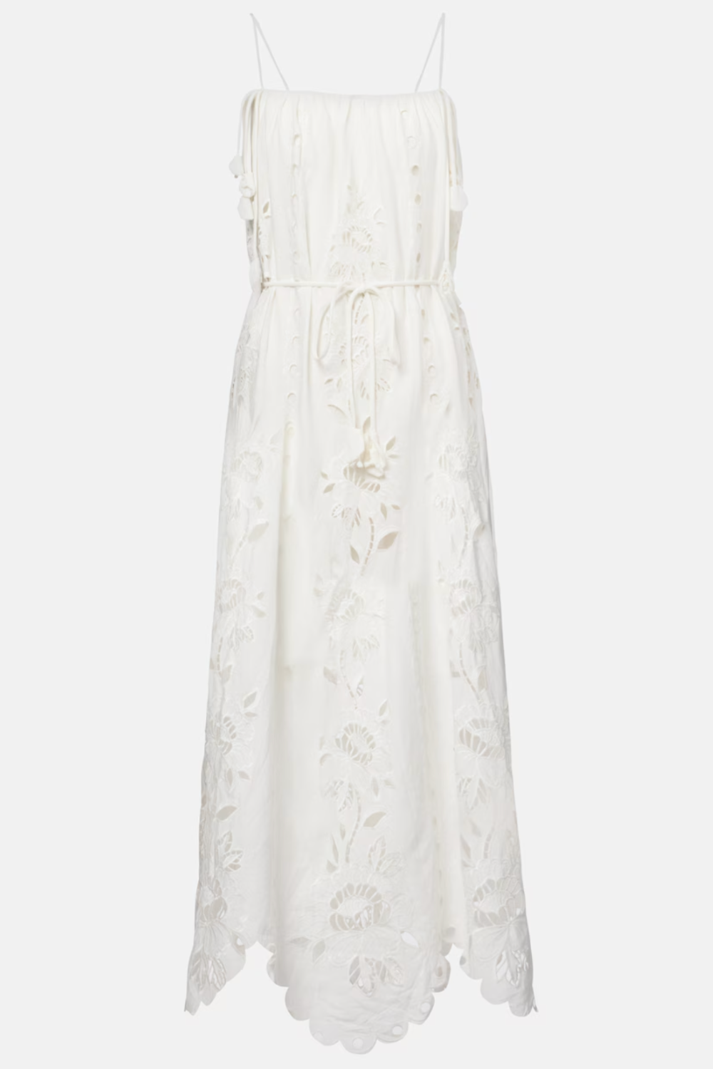 Farm Rio, Broderie Anglaise Maxi Dress