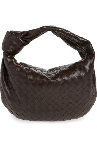 Teen Jodie Intrecciato Leather Hobo