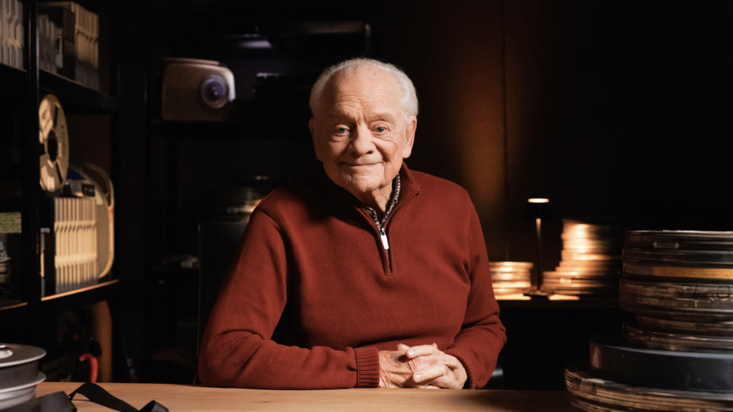 David Jason in a vintage movie room in Only Fools and Horses: The Lost Archive 2026 streaming on U and available to watch on TV from October 20, 2026