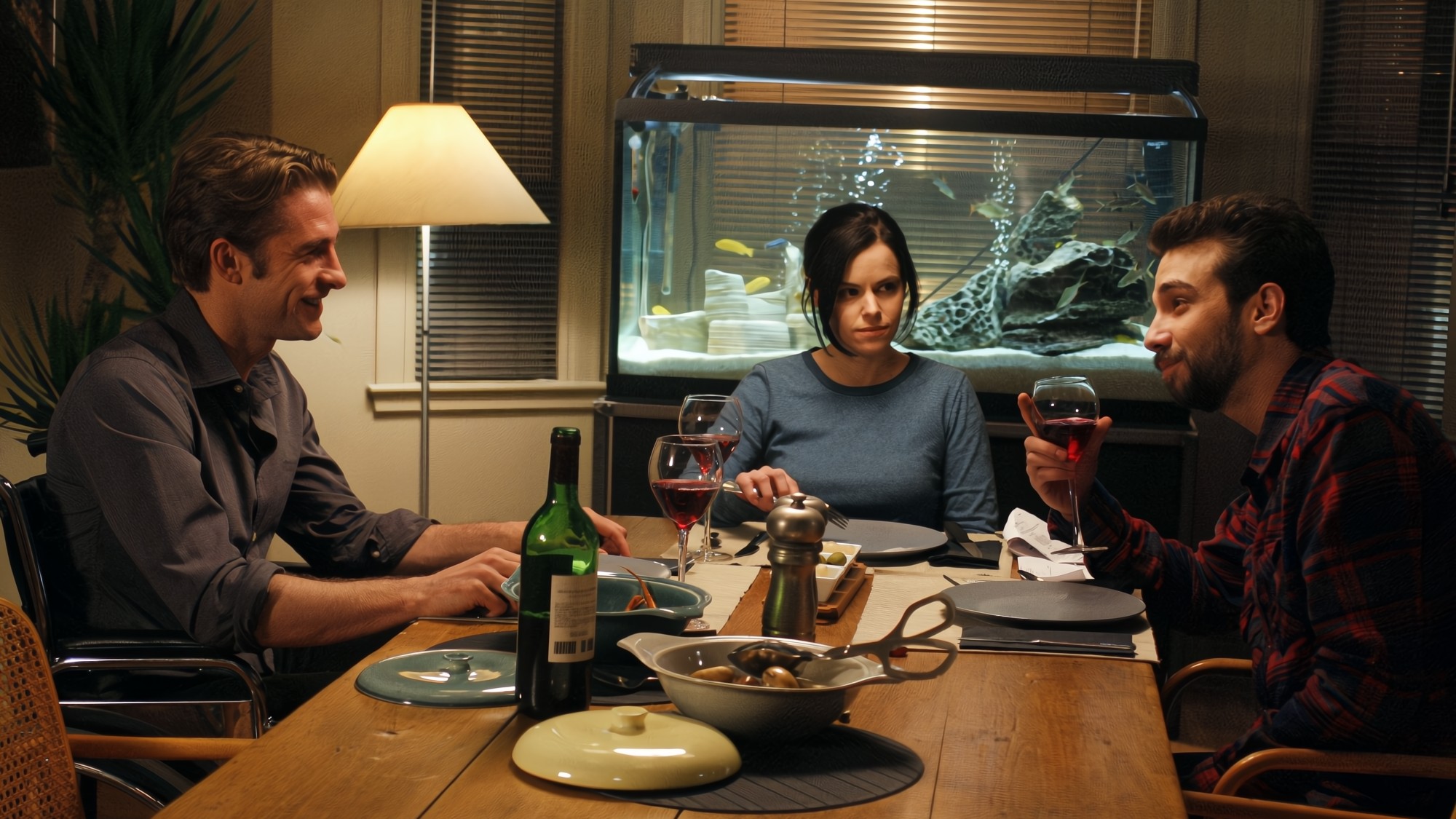 Scott Speedman, Emily Hampshire, Jay Baruchel in Good Neighbours