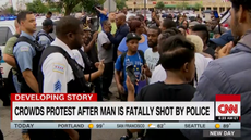 Police shooting protest in Chicago, July 14, 2018