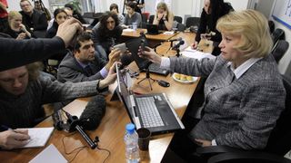 DDOS attack during Russia election in queried by Russian reporters