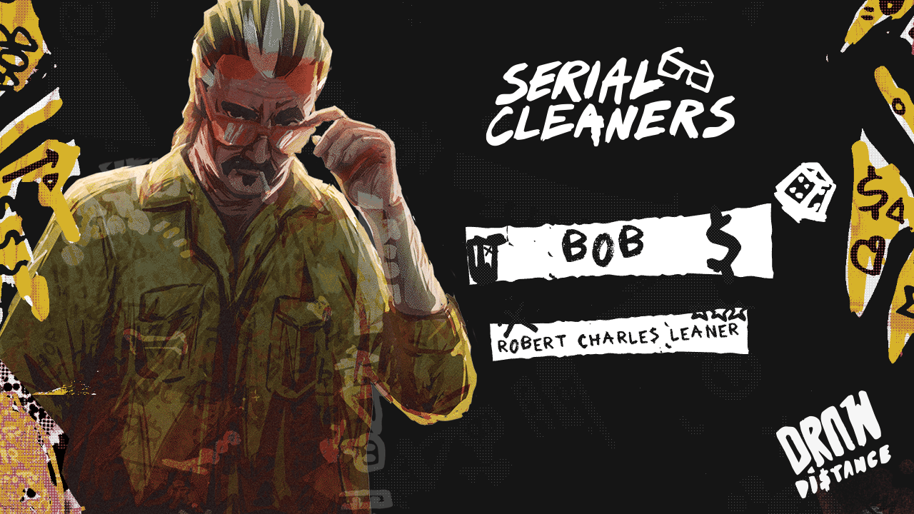 Official artwork from Serial Cleaners showing the character Bob