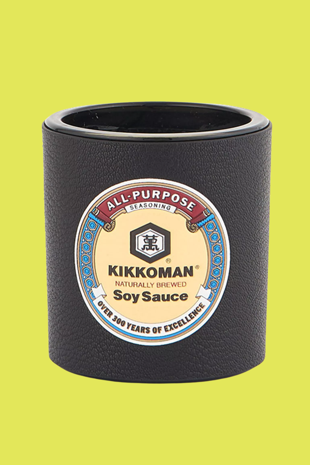 A soya sauce scented candle