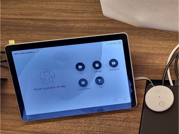 ET Group presents information in an office in Toronto's Gooderham Tower.