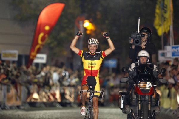 Gilbert celebrates