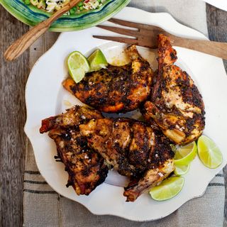 Sticky Jamaican Jerk Chicken and Rice