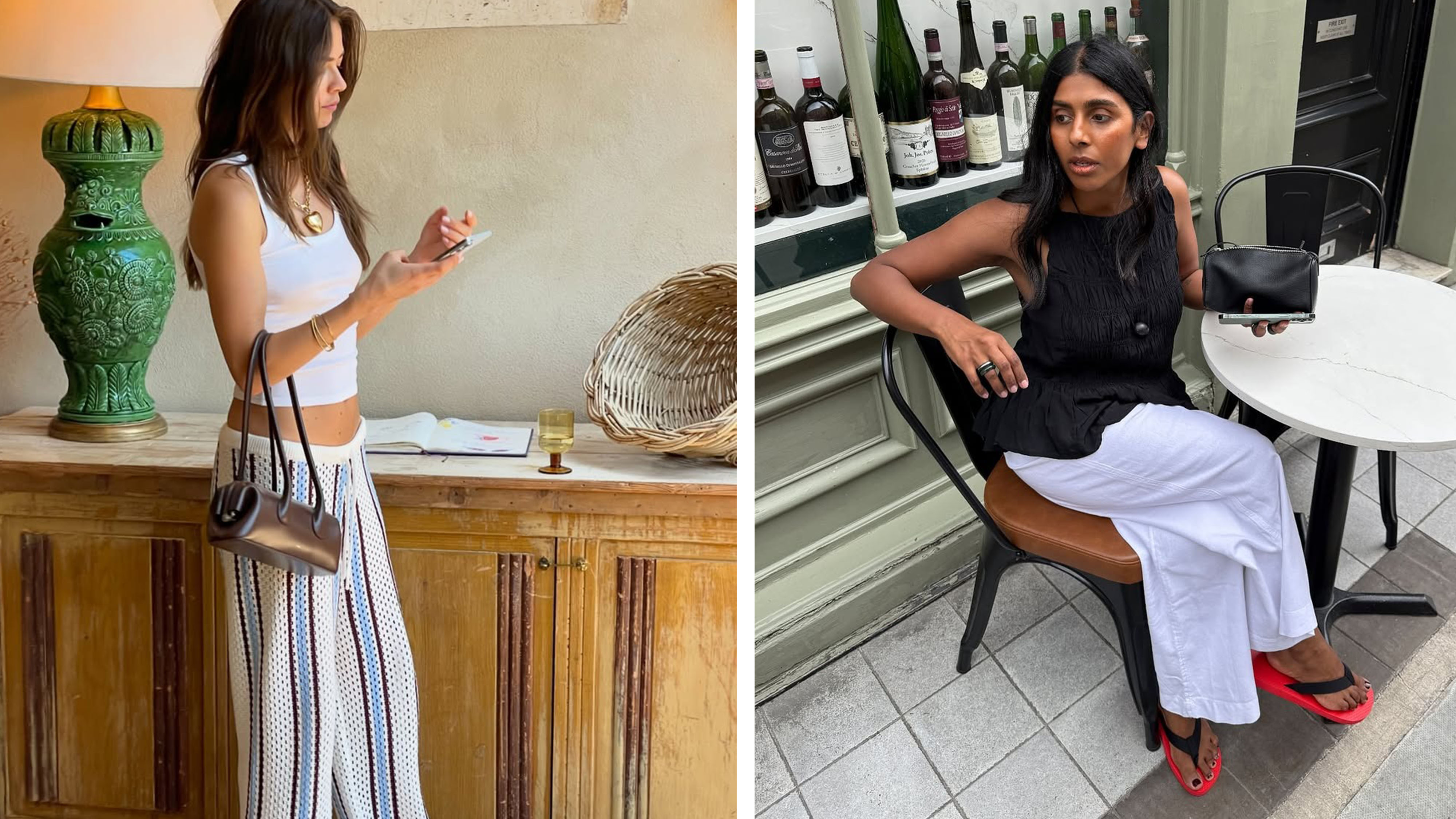 Women in summer outfits