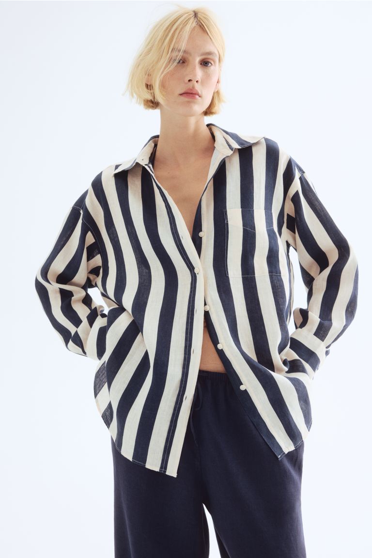 Oversized Linen Shirt