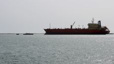 A 2019 image shows the Yemeni port Hudaydah, where a million-barrel oil leak is possible in the near future.