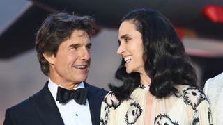 Tom Cruise and Jennifer Connelly at the Top Gun: Maverick London premiere