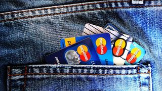 Cards in jean pocket
