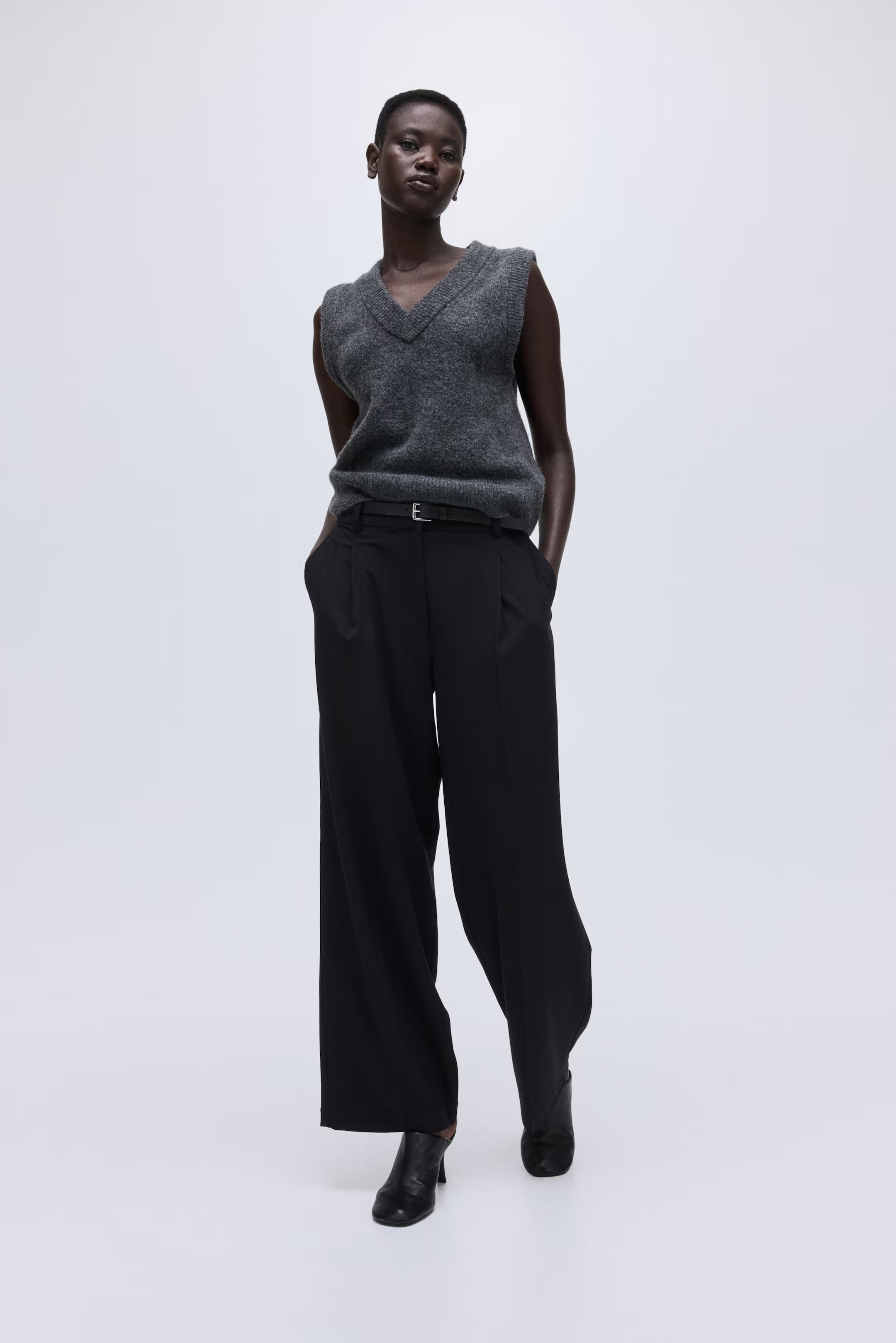 H&amp;amp;M, Wide Tailored Trousers