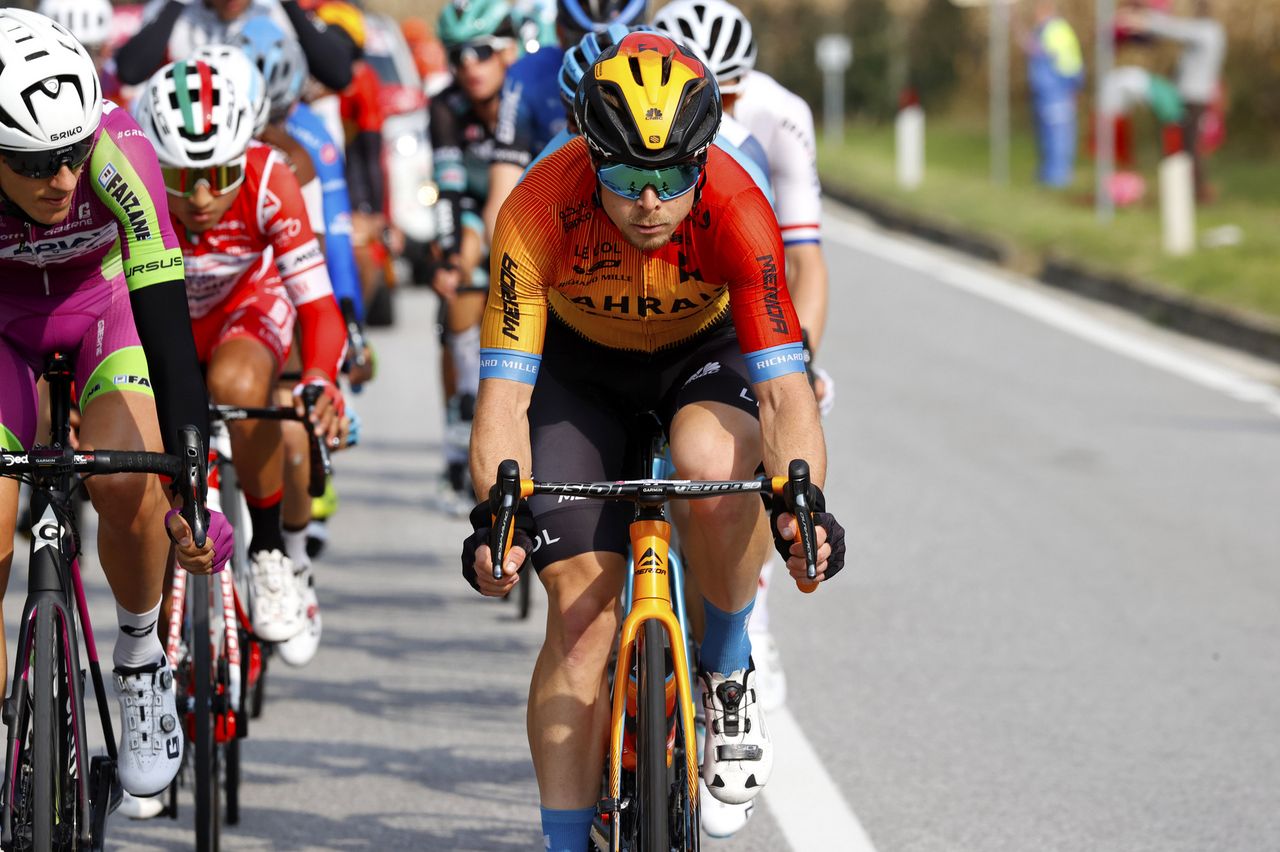 Giro dItalia 2020 103rd Edition 16th stage Udine San Daniele Del Friuli 227 km 20102020 Jan Tratnik SLO Bahrain McLaren photo Luca BettiniBettiniPhoto2020
