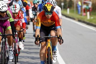 Giro dItalia 2020 103rd Edition 16th stage Udine San Daniele Del Friuli 227 km 20102020 Jan Tratnik SLO Bahrain McLaren photo Luca BettiniBettiniPhoto2020