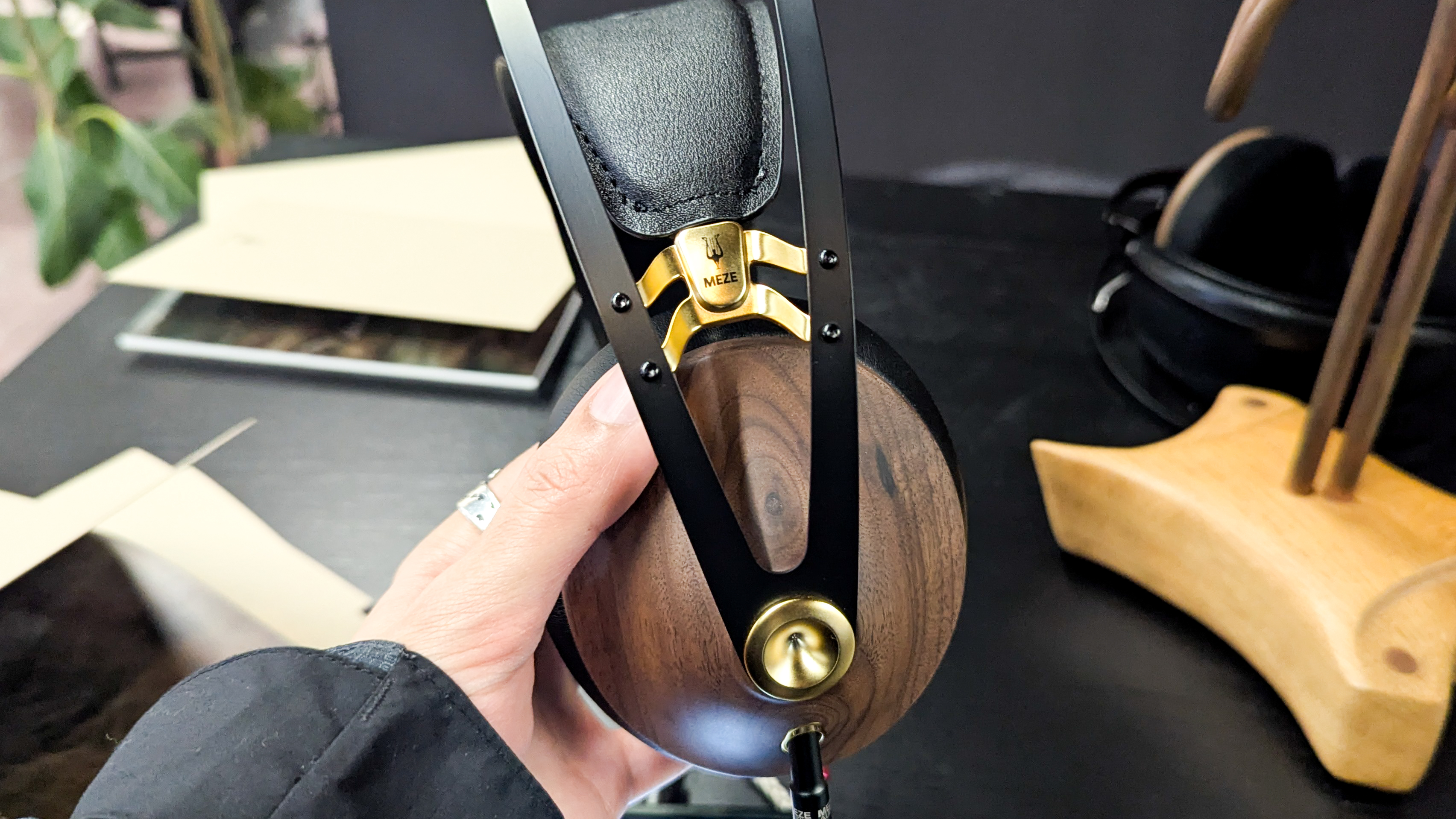Meze over-ear wired headphones