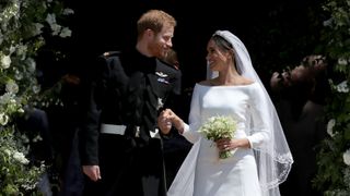 Prince Harry, Duke of Sussex and The Duchess of Sussex after their wedding