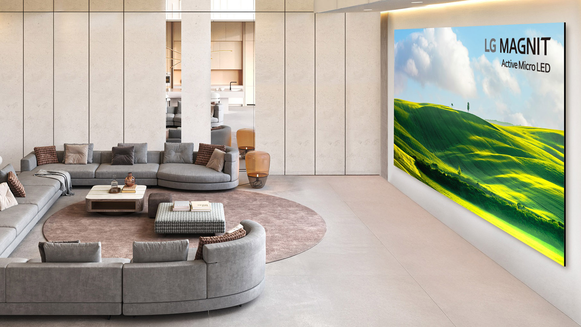 LG Magnit Active Micro LED TV lifestyle image